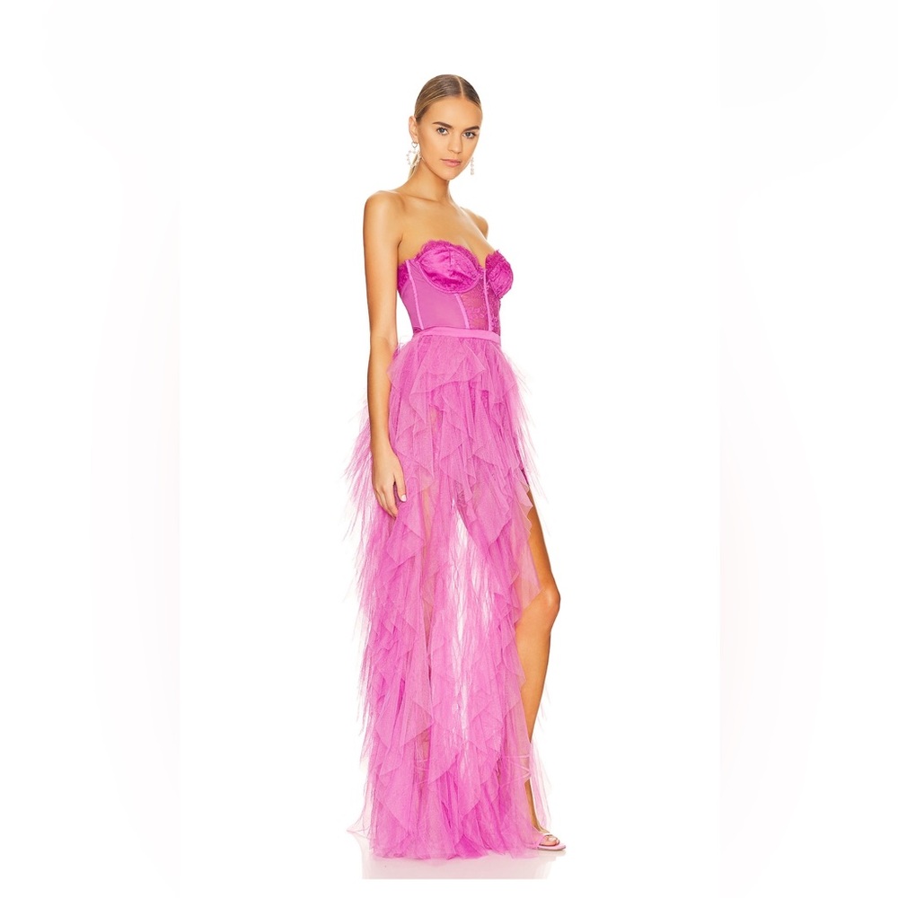 X REVOLVE Bustier Gown in Pink
For Love and Lemons - Picture 2 of 10